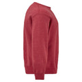 Heather Red - Lifestyle - Fruit Of The Loom Mens Set-In Belcoro® Yarn Sweatshirt