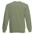 Classic Olive - Back - Fruit Of The Loom Mens Set-In Belcoro® Yarn Sweatshirt