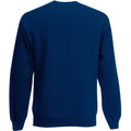 Navy - Back - Fruit Of The Loom Mens Set-In Belcoro® Yarn Sweatshirt