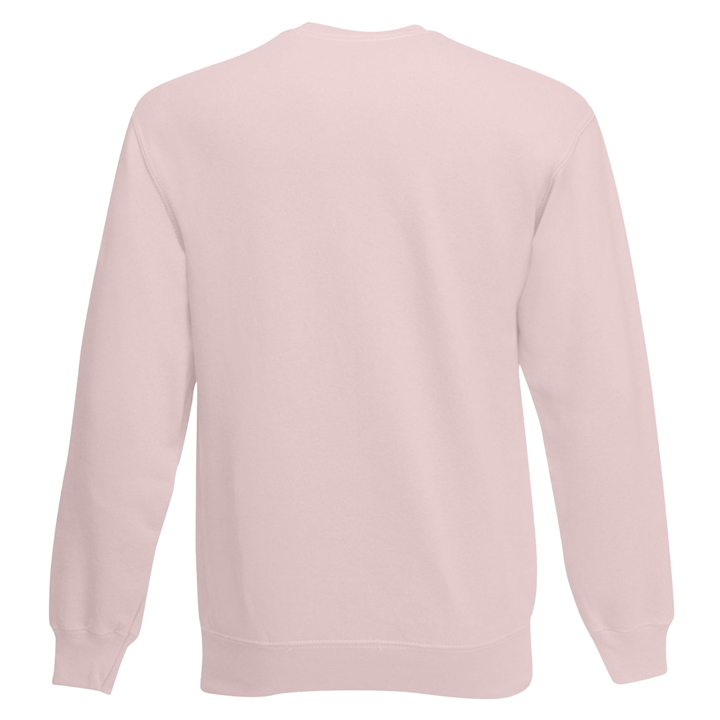 Powder Rose - Back - Fruit Of The Loom Mens Set-In Belcoro® Yarn Sweatshirt