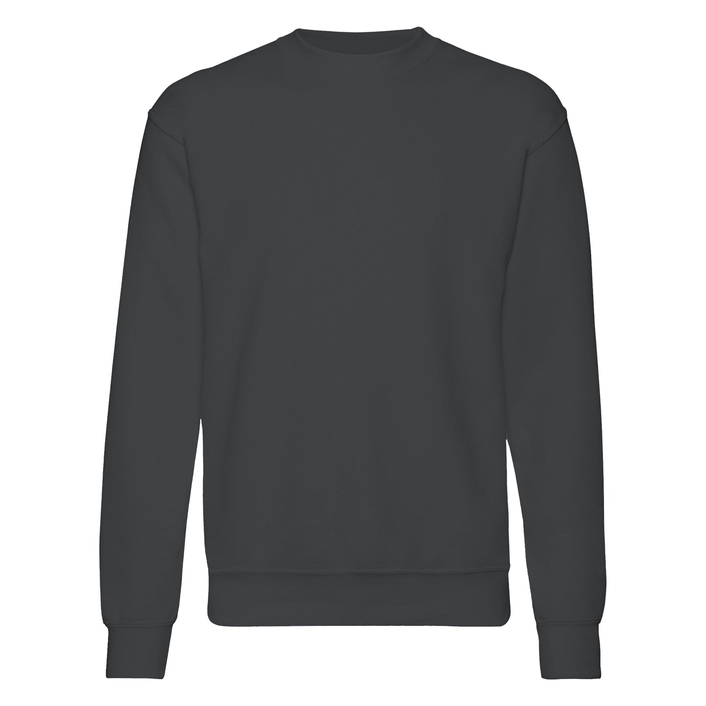 Light Graphite - Front - Fruit Of The Loom Mens Set-In Belcoro® Yarn Sweatshirt