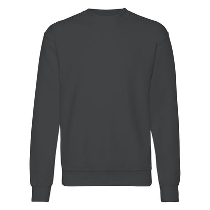 Light Graphite - Front - Fruit Of The Loom Mens Set-In Belcoro® Yarn Sweatshirt