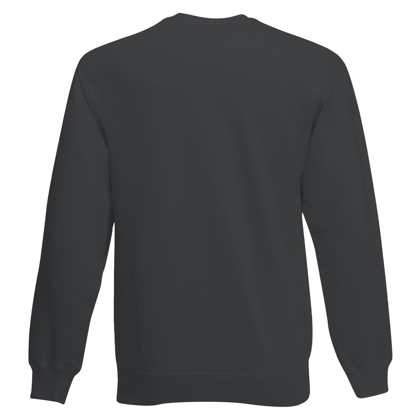 Light Graphite - Back - Fruit Of The Loom Mens Set-In Belcoro® Yarn Sweatshirt