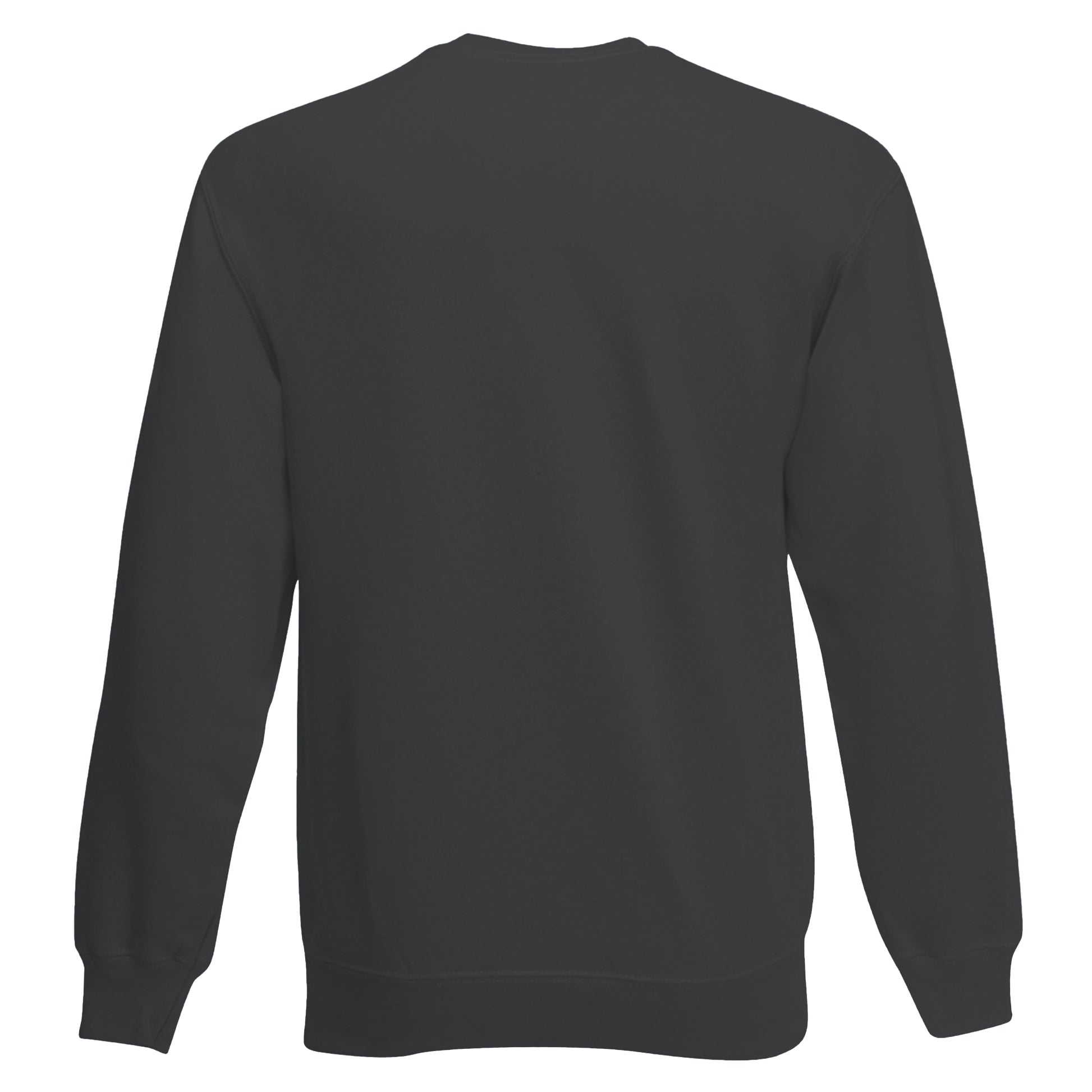 Light Graphite - Back - Fruit Of The Loom Mens Set-In Belcoro® Yarn Sweatshirt