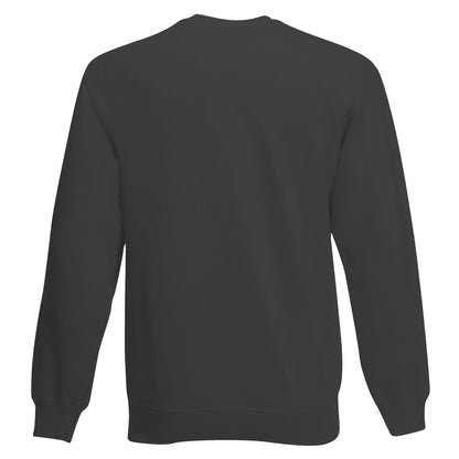 Light Graphite - Back - Fruit Of The Loom Mens Set-In Belcoro® Yarn Sweatshirt