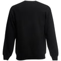Black - Back - Fruit Of The Loom Mens Set-In Belcoro® Yarn Sweatshirt