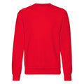 Red - Front - Fruit Of The Loom Mens Set-In Belcoro® Yarn Sweatshirt