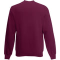 Burgundy - Back - Fruit Of The Loom Mens Set-In Belcoro® Yarn Sweatshirt