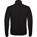 Black - Back - B&C Adults Unisex ID.206 50-50 Full Zip Sweat Jacket