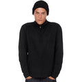 Black - Side - B&C Adults Unisex ID.206 50-50 Full Zip Sweat Jacket