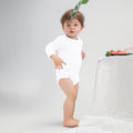 White - Back - Babybugz Baby Unisex Organic Long Sleeve Bodysuit