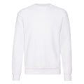White - Front - Fruit Of The Loom Mens Set-In Belcoro® Yarn Sweatshirt