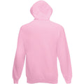 Light Pink - Back - Fruit Of The Loom Mens Hooded Sweatshirt - Hoodie