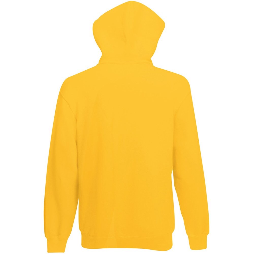 Sunflower - Back - Fruit Of The Loom Mens Hooded Sweatshirt - Hoodie