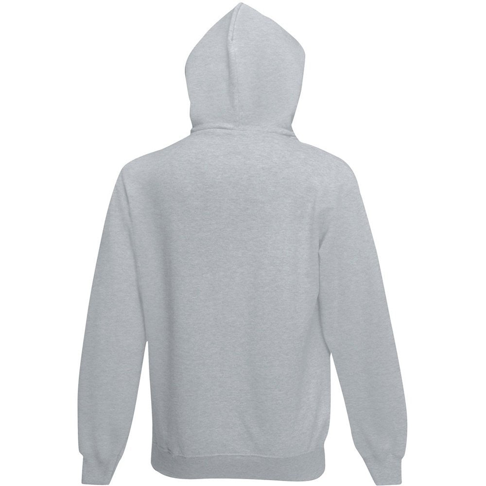 Deep Navy - Side - Fruit Of The Loom Mens Hooded Sweatshirt - Hoodie