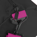 Black-Fuchia - Side - Bagbase Mini Barrel Shoulder Bag