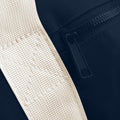 French Navy-Off White - Side - Bagbase Mini Barrel Shoulder Bag