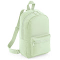 Pistachio - Front - Bagbase Mini Essential Backpack-Rucksack Bag
