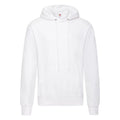 White - Front - Fruit Of The Loom Mens Hooded Sweatshirt - Hoodie