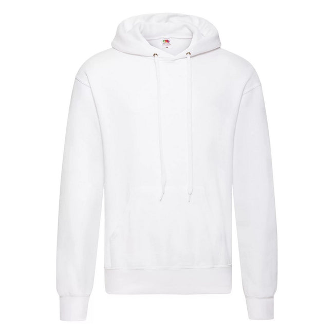 White - Front - Fruit Of The Loom Mens Hooded Sweatshirt - Hoodie