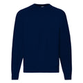 Deep Navy - Front - Fruit Of The Loom Mens Raglan Sleeve Belcoro® Sweatshirt
