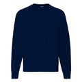 Heather Grey - Side - Fruit Of The Loom Mens Raglan Sleeve Belcoro® Sweatshirt