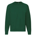 Bottle Green - Front - Fruit Of The Loom Mens Raglan Sleeve Belcoro® Sweatshirt