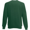 Bottle Green - Back - Fruit Of The Loom Mens Raglan Sleeve Belcoro® Sweatshirt
