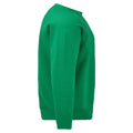 Heather Green - Side - Fruit Of The Loom Mens Raglan Sleeve Belcoro® Sweatshirt