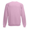 Light Pink - Back - Fruit Of The Loom Mens Raglan Sleeve Belcoro® Sweatshirt