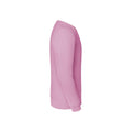 Light Pink - Side - Fruit Of The Loom Mens Raglan Sleeve Belcoro® Sweatshirt