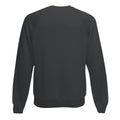 Light Graphite - Back - Fruit Of The Loom Mens Raglan Sleeve Belcoro® Sweatshirt