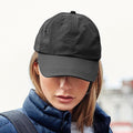 Black - Back - Beechfield Unisex Outdoor Waterproof 6 Panel Baseball Cap