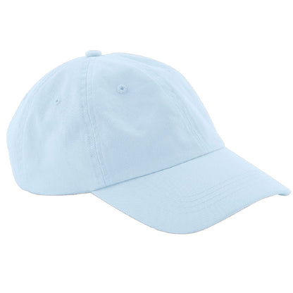 Pastel Blue - Front - Beechfield Unisex Low Profile 6 Panel Dad Cap