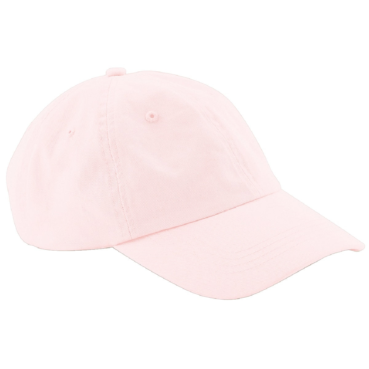 Pastel Pink - Front - Beechfield Unisex Low Profile 6 Panel Dad Cap