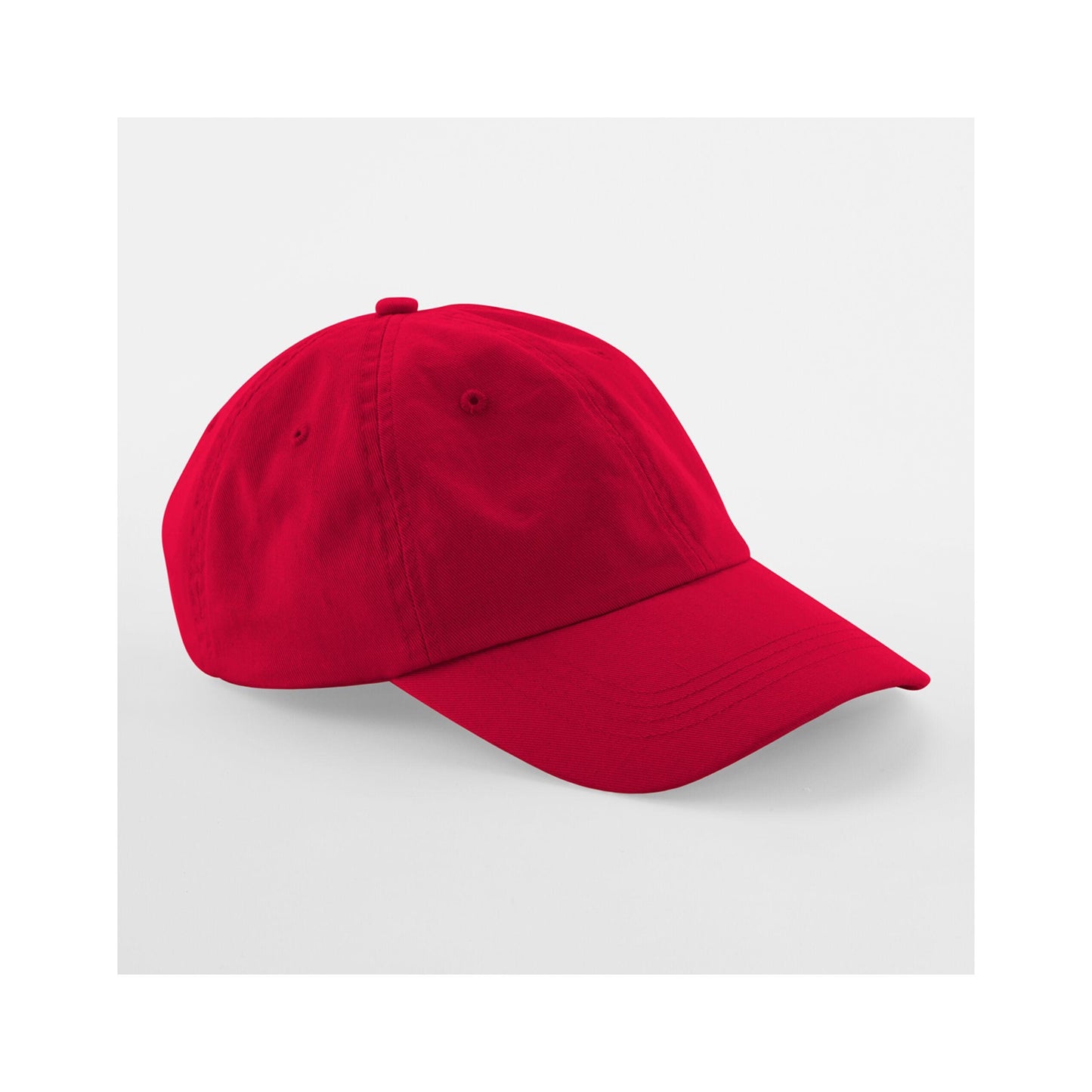 Classic Red - Back - Beechfield Unisex Low Profile 6 Panel Dad Cap