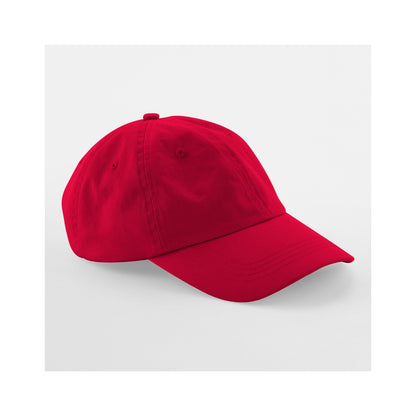 Classic Red - Back - Beechfield Unisex Low Profile 6 Panel Dad Cap
