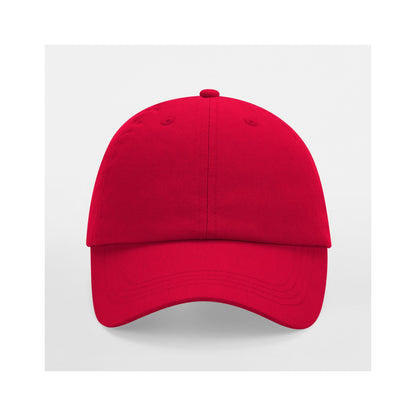 Classic Red - Side - Beechfield Unisex Low Profile 6 Panel Dad Cap