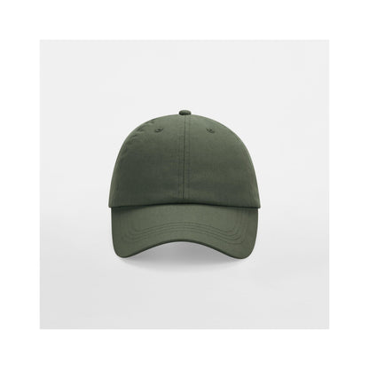 Olive Green - Side - Beechfield Unisex Low Profile 6 Panel Dad Cap