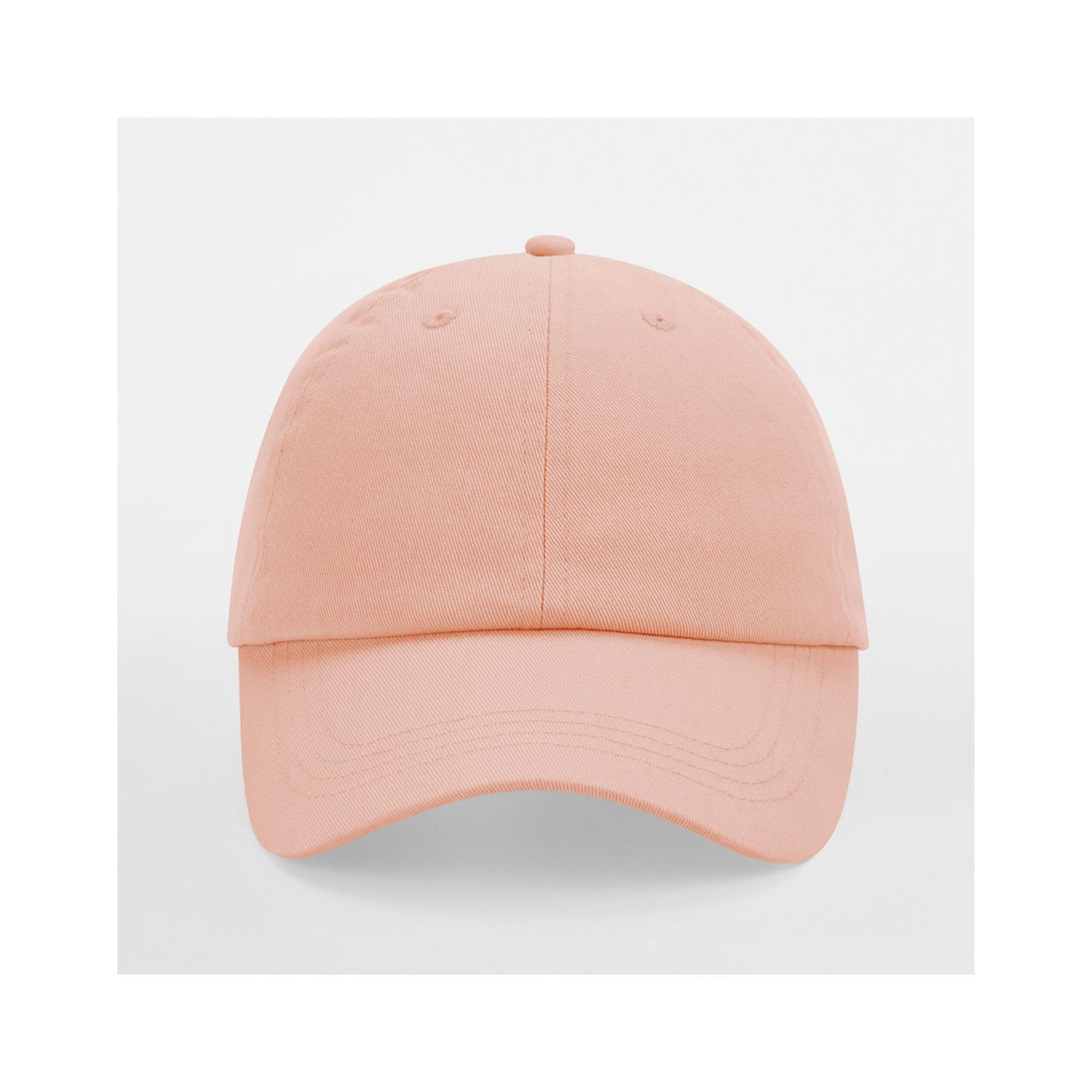 Peach - Side - Beechfield Unisex Low Profile 6 Panel Dad Cap
