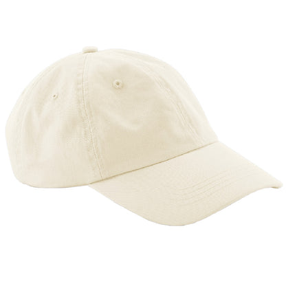 Beige - Front - Beechfield Unisex Low Profile 6 Panel Dad Cap