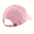Vintage Dusky Pink - Back - Beechfield Unisex Low Profile Vintage Denim-Look Cap
