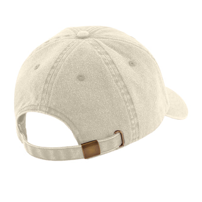 Vintage Sand - Back - Beechfield Unisex Low Profile Vintage Denim-Look Cap