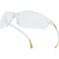 Clear - Front - Delta Plus Meia Polycarbonate Lens Work Safety Glasses