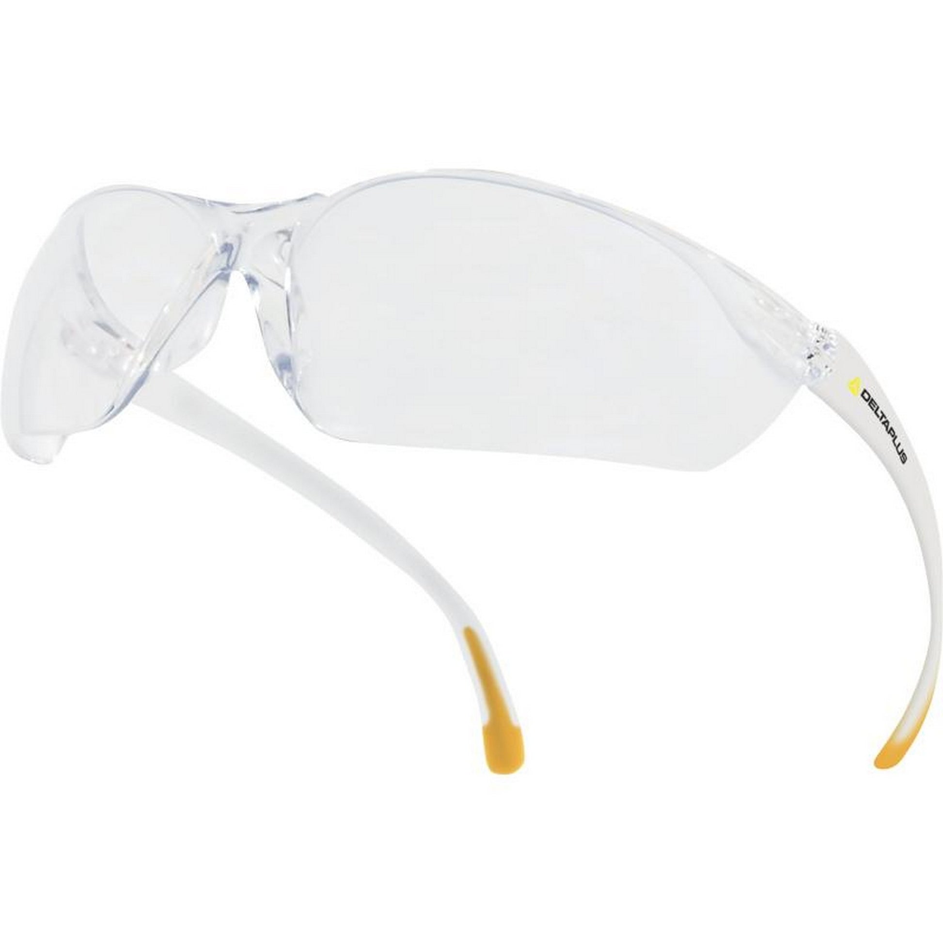 Clear - Front - Delta Plus Meia Polycarbonate Lens Work Safety Glasses