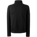 Black - Back - Fruit Of The Loom Mens Full Zip Sweat Jacket