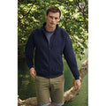 Deep Navy - Side - Fruit Of The Loom Mens Full Zip Sweat Jacket