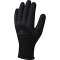 Black - Back - Delta Plus Hercule Knitted Work Safety Gloves
