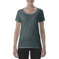 Dark Heather - Back - Gildan Womens-Ladies Short Sleeve Deep Scoop Neck T-Shirt