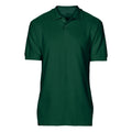 Forest Green - Front - Gildan Softstyle Mens Short Sleeve Double Pique Polo Shirt